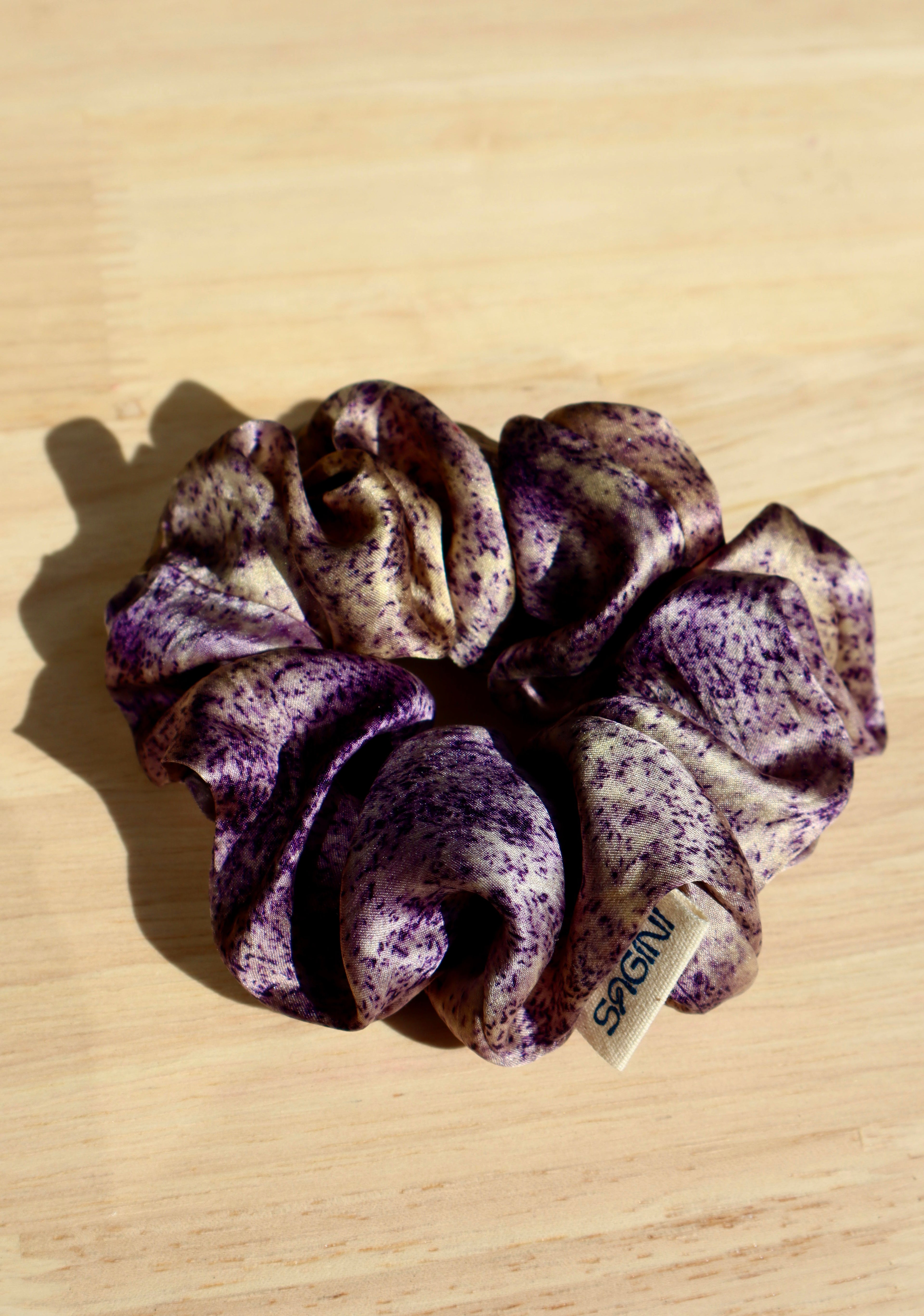 Drizzled Classic Silk Scrunchie
