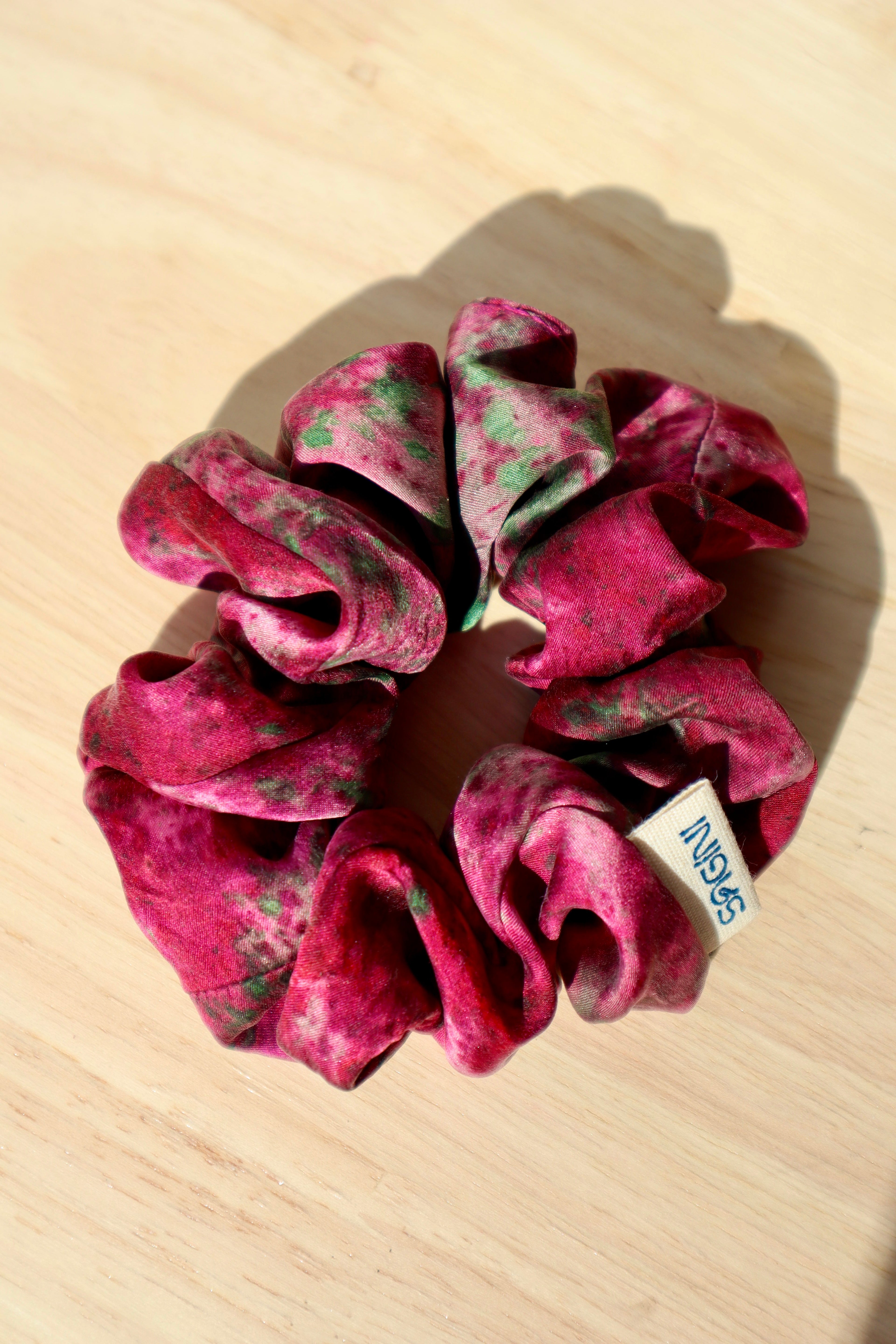 Cherry Blossom Bold Classic Silk Scrunchie