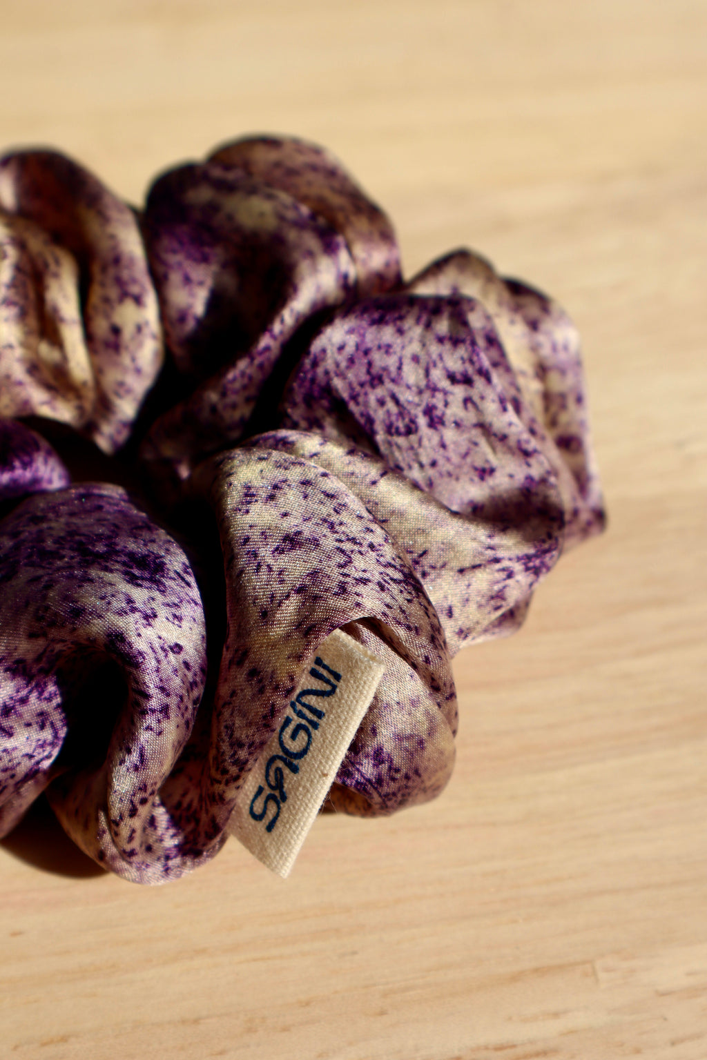 Drizzled Classic Silk Scrunchie