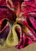 Rainbow Large Silk Scrunchie