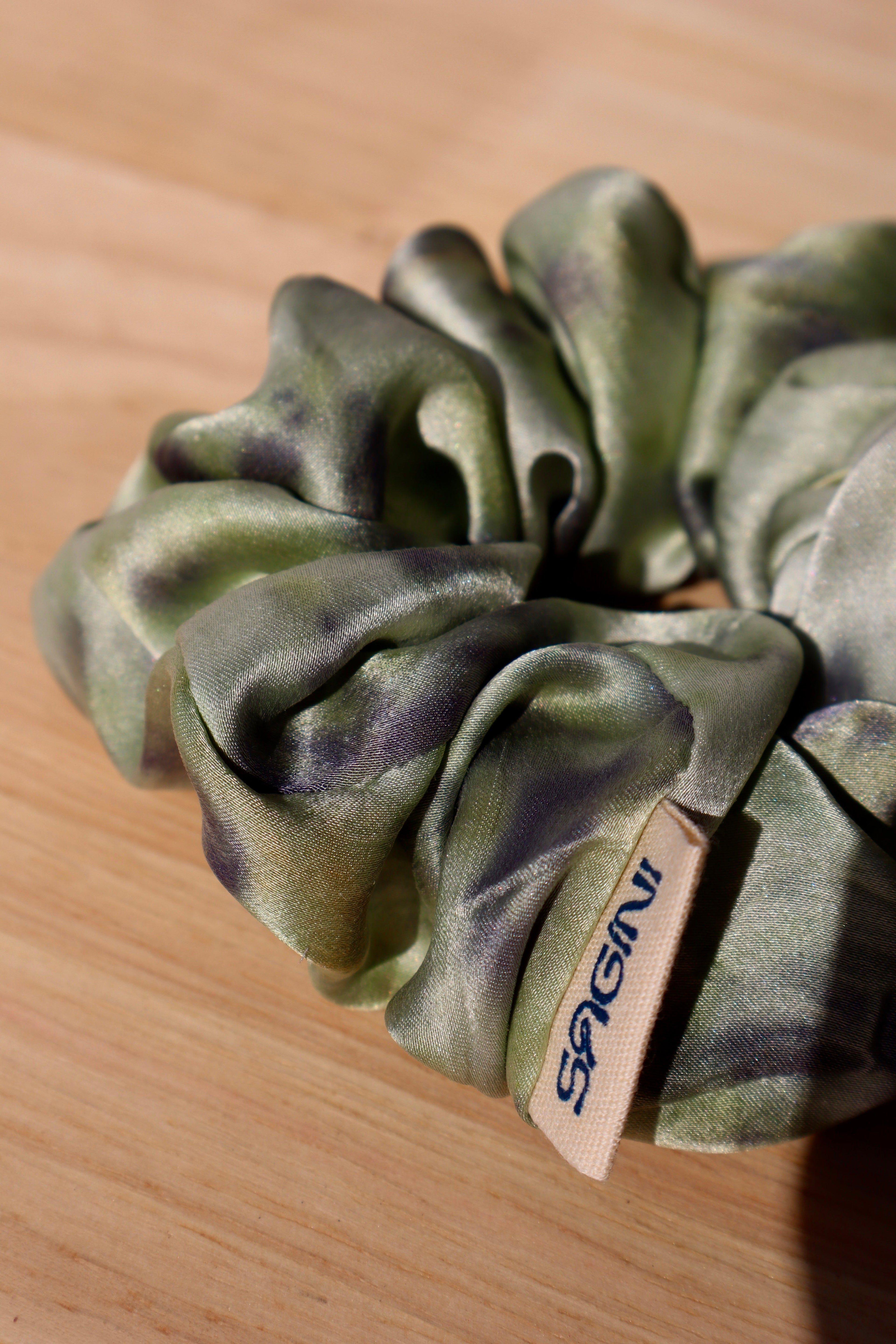 Moss Classic Silk Scrunchie