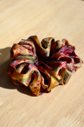 Blossoms Medium Silk Scrunchie
