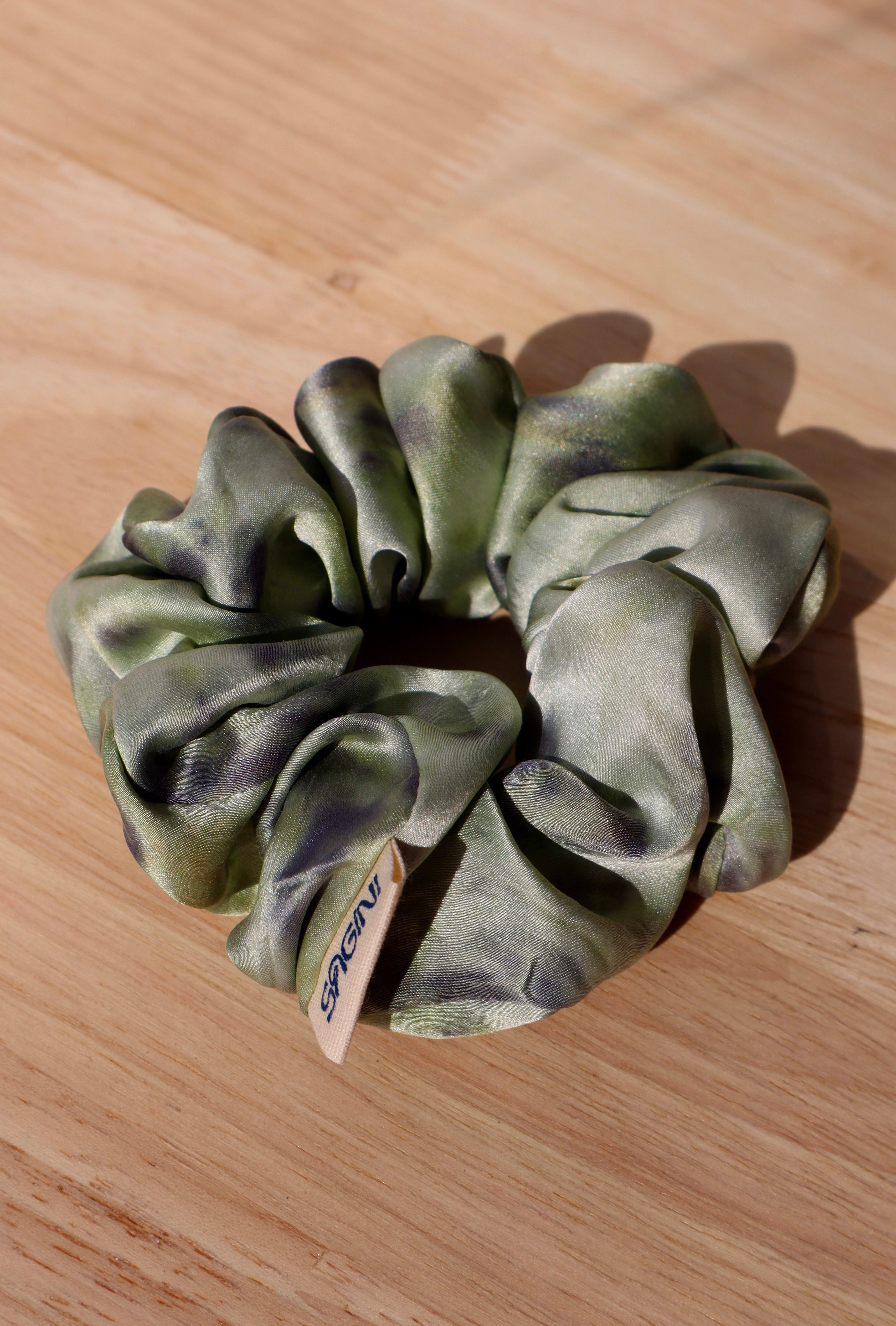 Moss Classic Silk Scrunchie