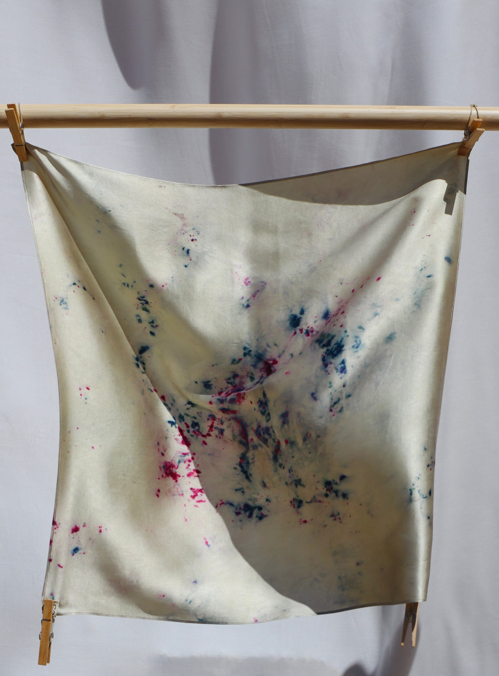 Dripped Classic Silk Scarf